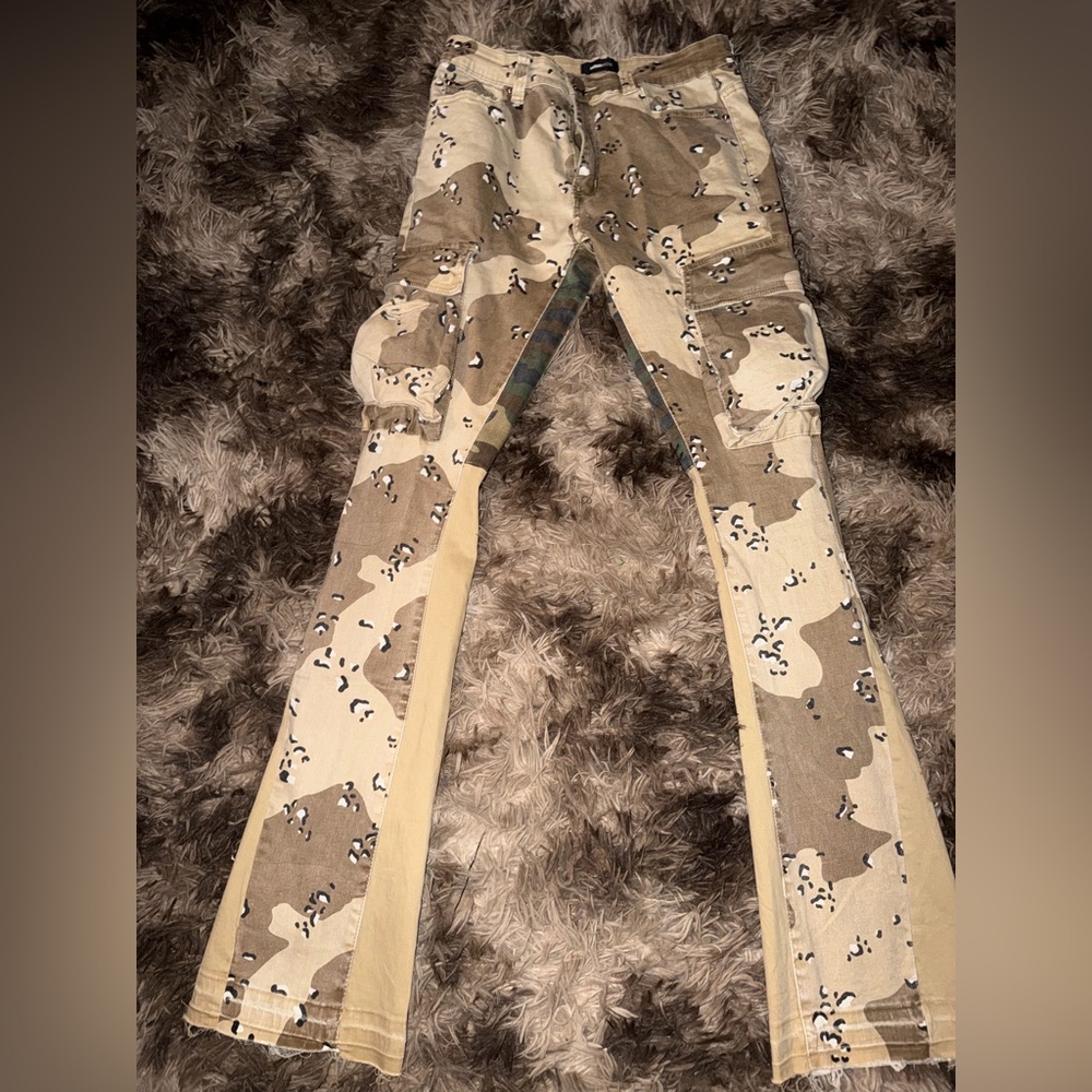 Camo Stacked Cargo jeans